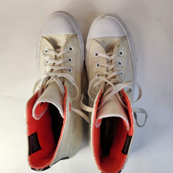 Chuck Taylor II Counter Climate Lunarlon Sz W 7.5, M 5.5, Converse Hi Tops - Picture 9 of 13